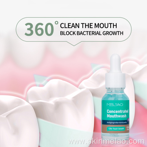 Remove Oral Odor Plaque Stains Concentrated Mouthwash